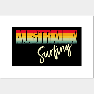 Australi Surfing Posters and Art